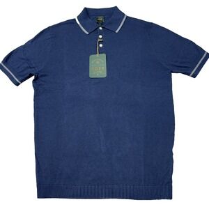 Soft Cloth Pacific Polo styled in a cotton-silk knit jersey blend Sm NWT